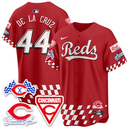 Men's Cincinnati Reds 2025 Speedway Limited Jersey V2 - All Stitched