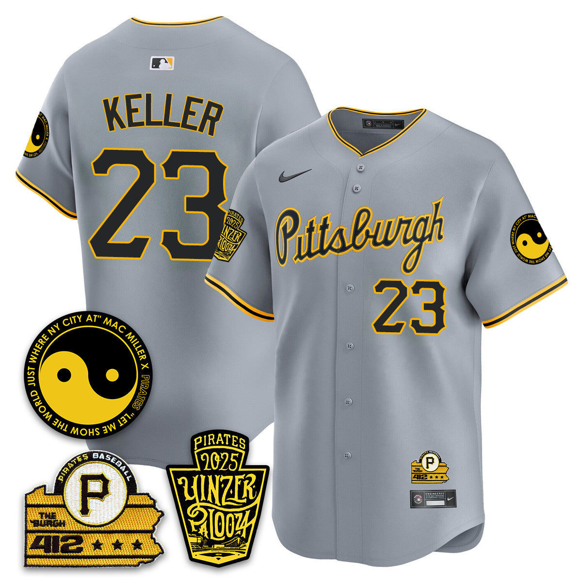 Men's Pittsburgh Pirates Yinzerpalooza 2025 Limited Jersey - All Stitched