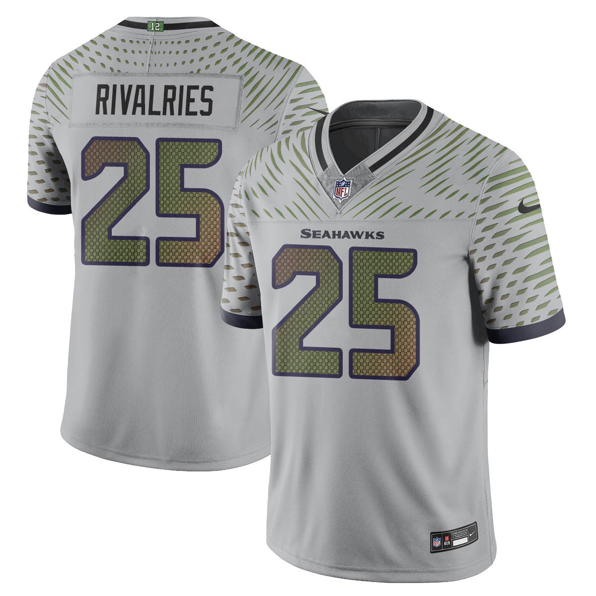 Seattle Seahawks F.U.S.E. Limited Rivalry Series Jersey - All Stitched