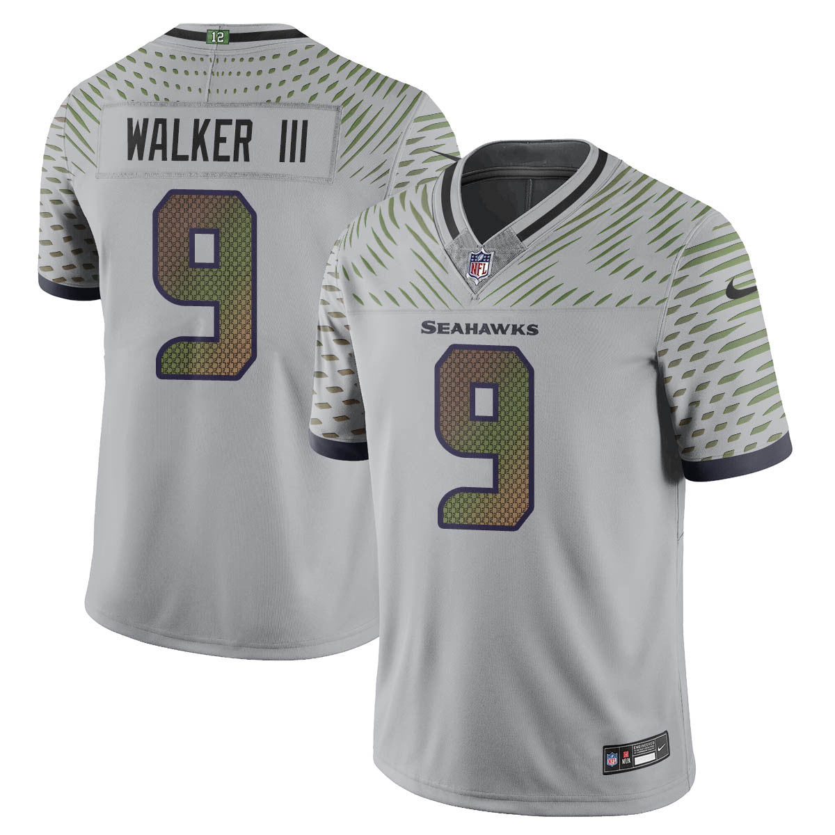 Seattle Seahawks F.U.S.E. Limited Rivalry Series Jersey - All Stitched