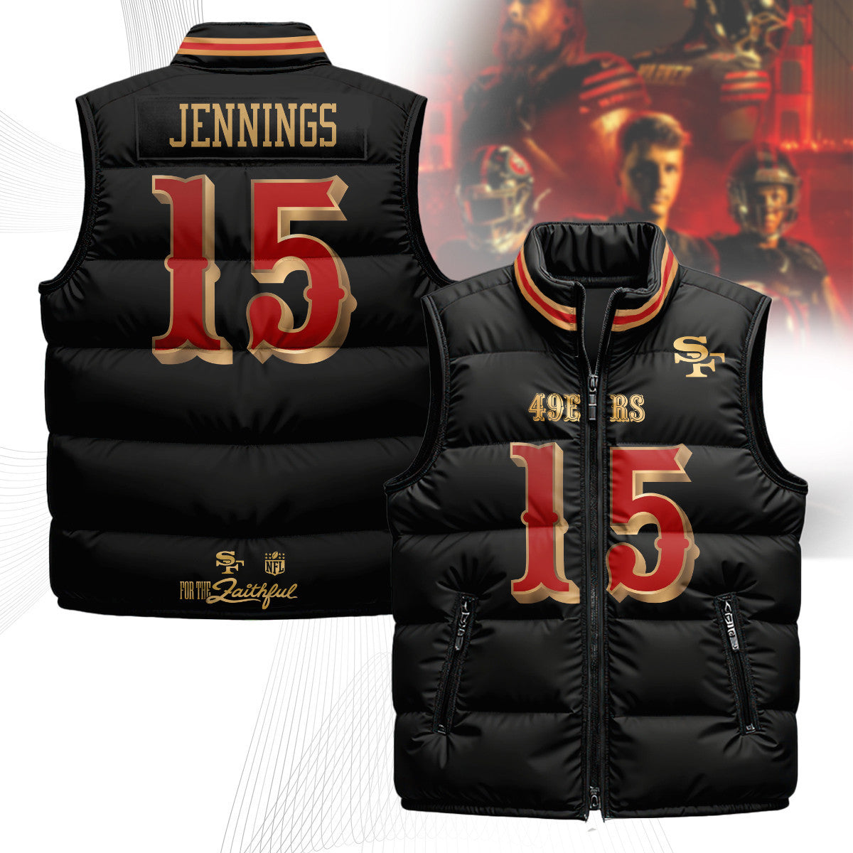 San Francisco 49ers Rivalry Series Puffer Vest
