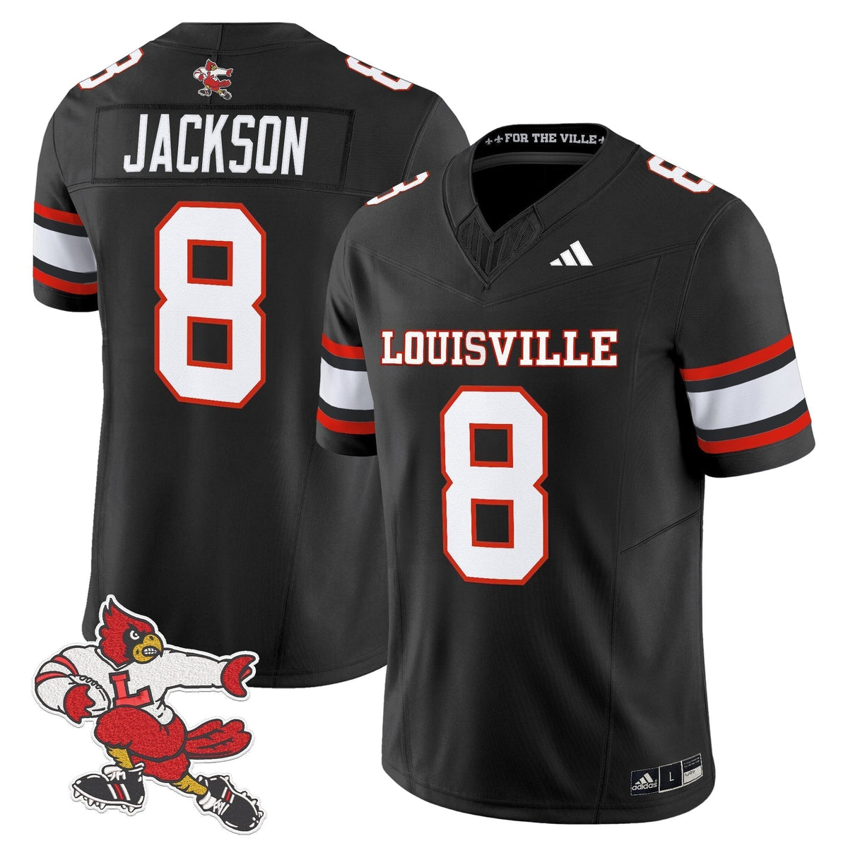 Men's Louisville Cardinals '1980s Throwback' Vapor Limited Jersey - All Stitched