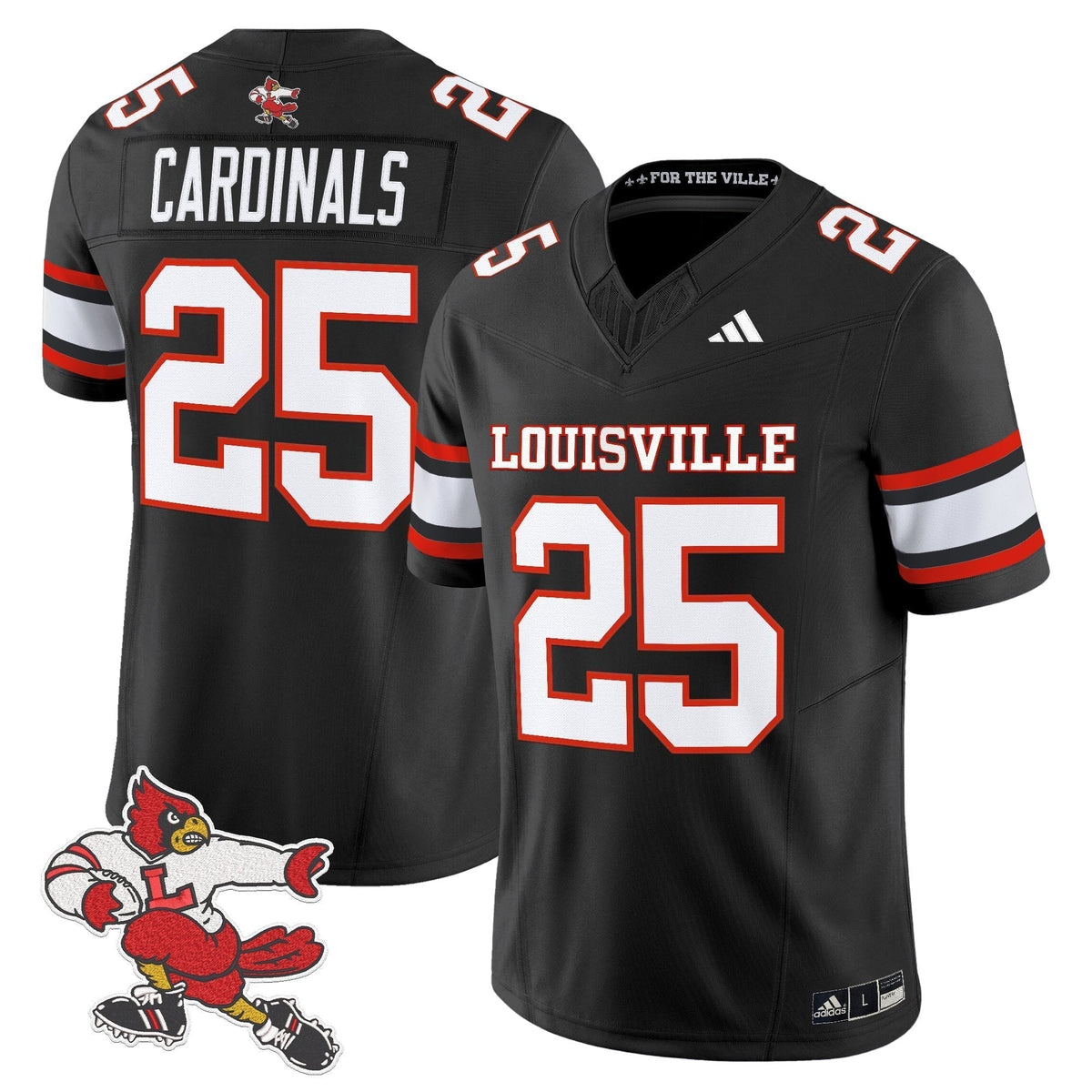 Men's Louisville Cardinals '1980s Throwback' Vapor Limited Jersey - All Stitched
