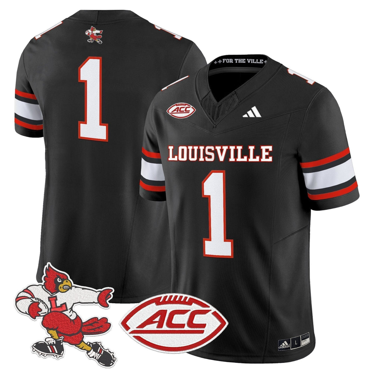 Men's Louisville Cardinals '1980s Throwback' Vapor Limited Jersey - All Stitched