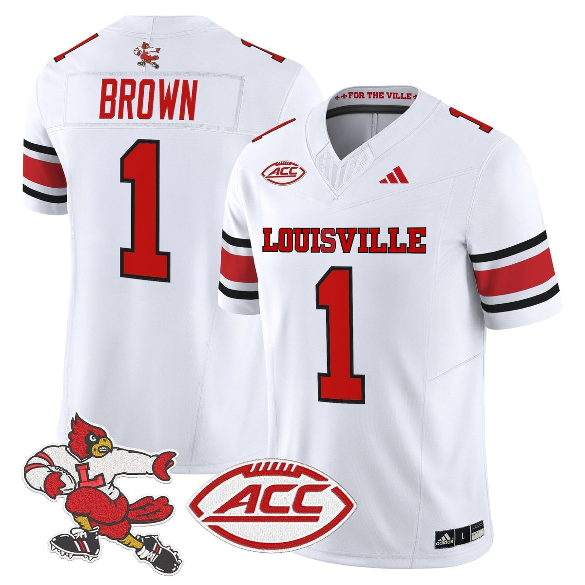 Men's Louisville Cardinals '1980s Throwback' Vapor Limited Jersey - All Stitched