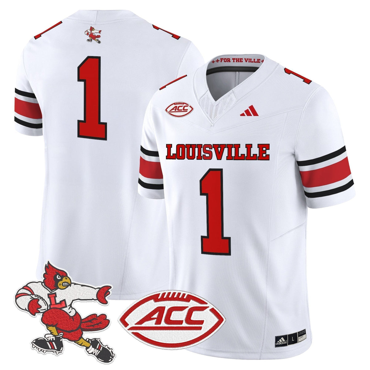Men's Louisville Cardinals '1980s Throwback' Vapor Limited Jersey - All Stitched