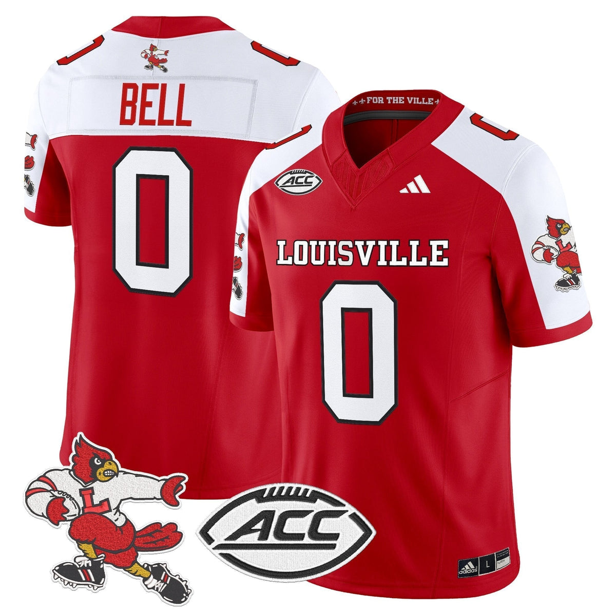 Men's Louisville Cardinals '1980s Throwback' Vapor Limited Jersey - All Stitched