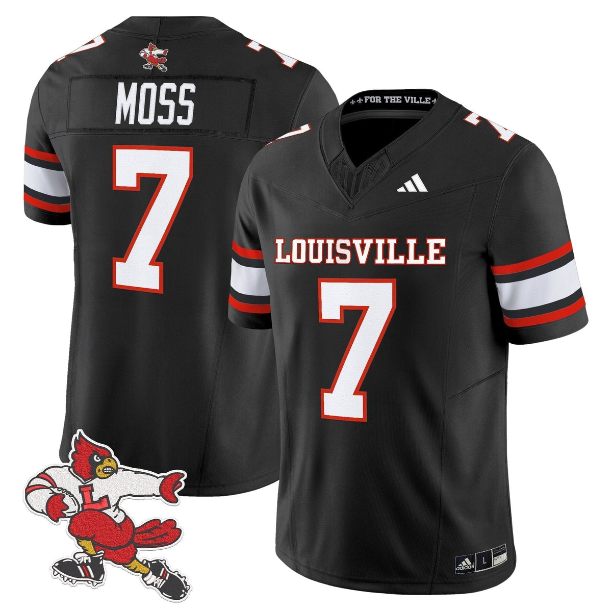 Men's Louisville Cardinals '1980s Throwback' Vapor Limited Jersey - All Stitched