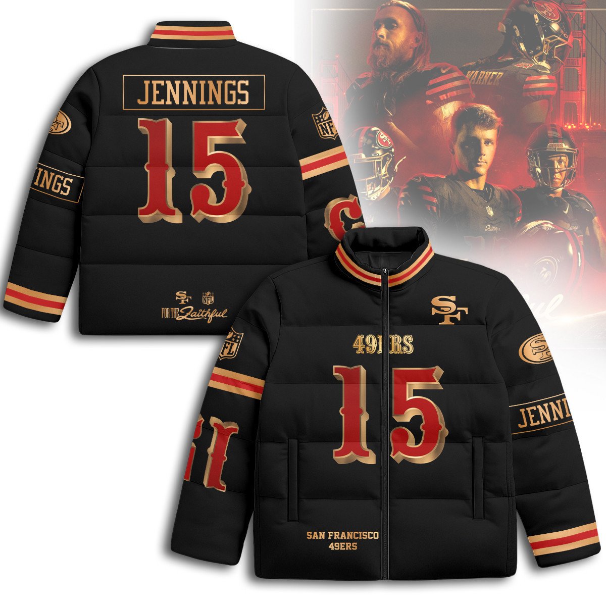 San Francisco 49ers Rivalry Series Puffer Jacket