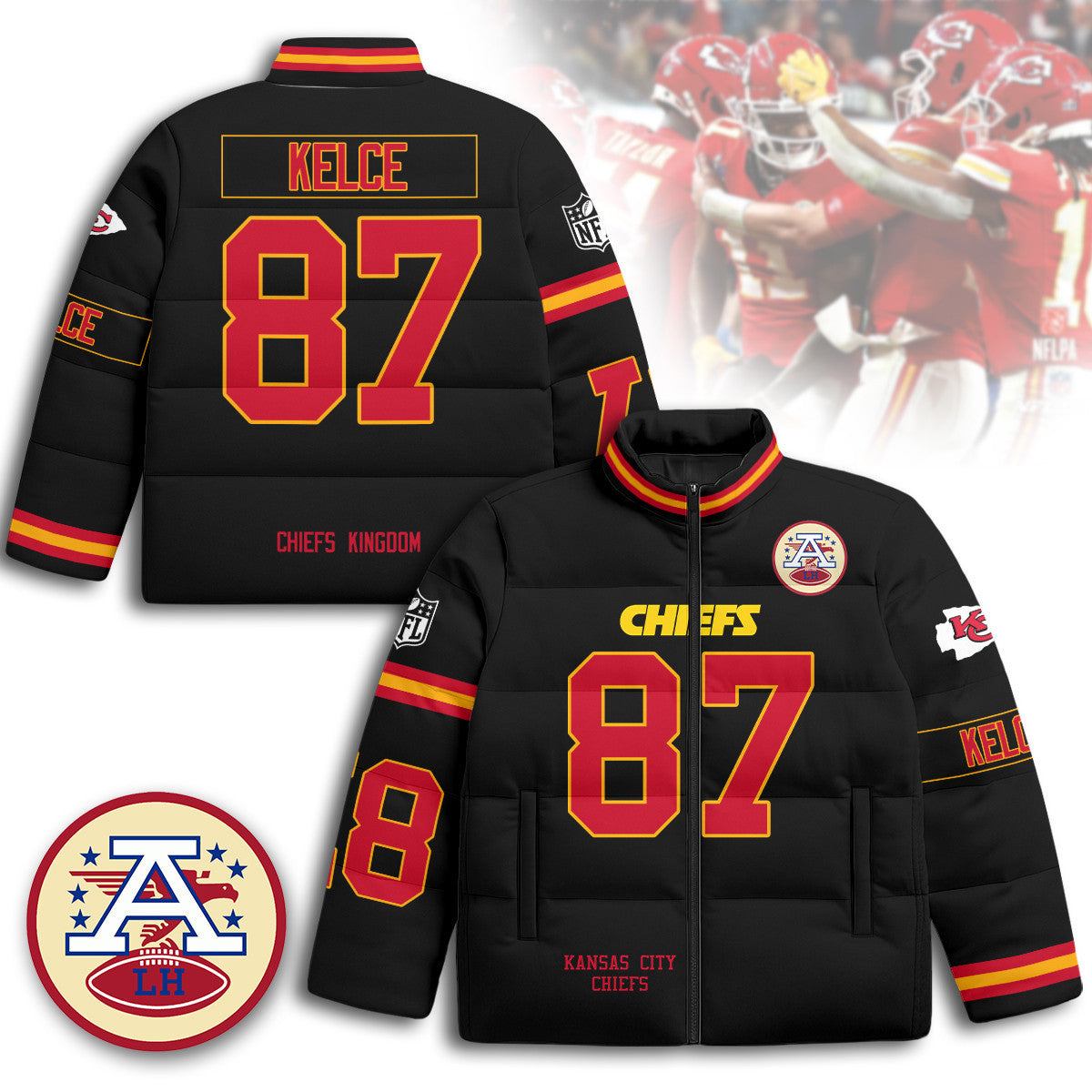 Kansas City Chiefs Unisex Puffer Jacket