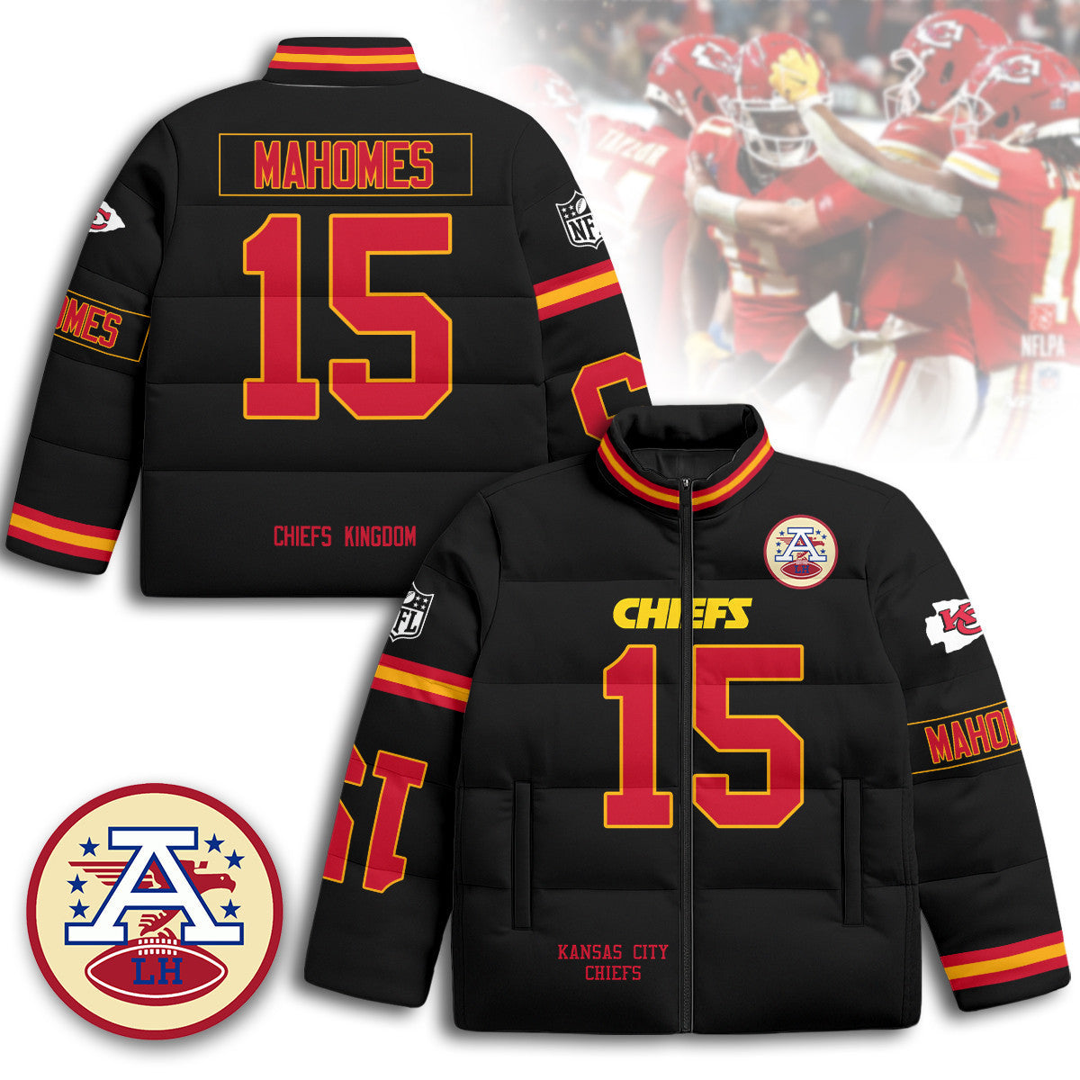 Kansas City Chiefs Unisex Puffer Jacket