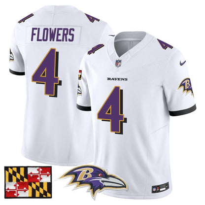 BAL 2024 Maryland Flag Vapor Limited Jersey - Stitched
