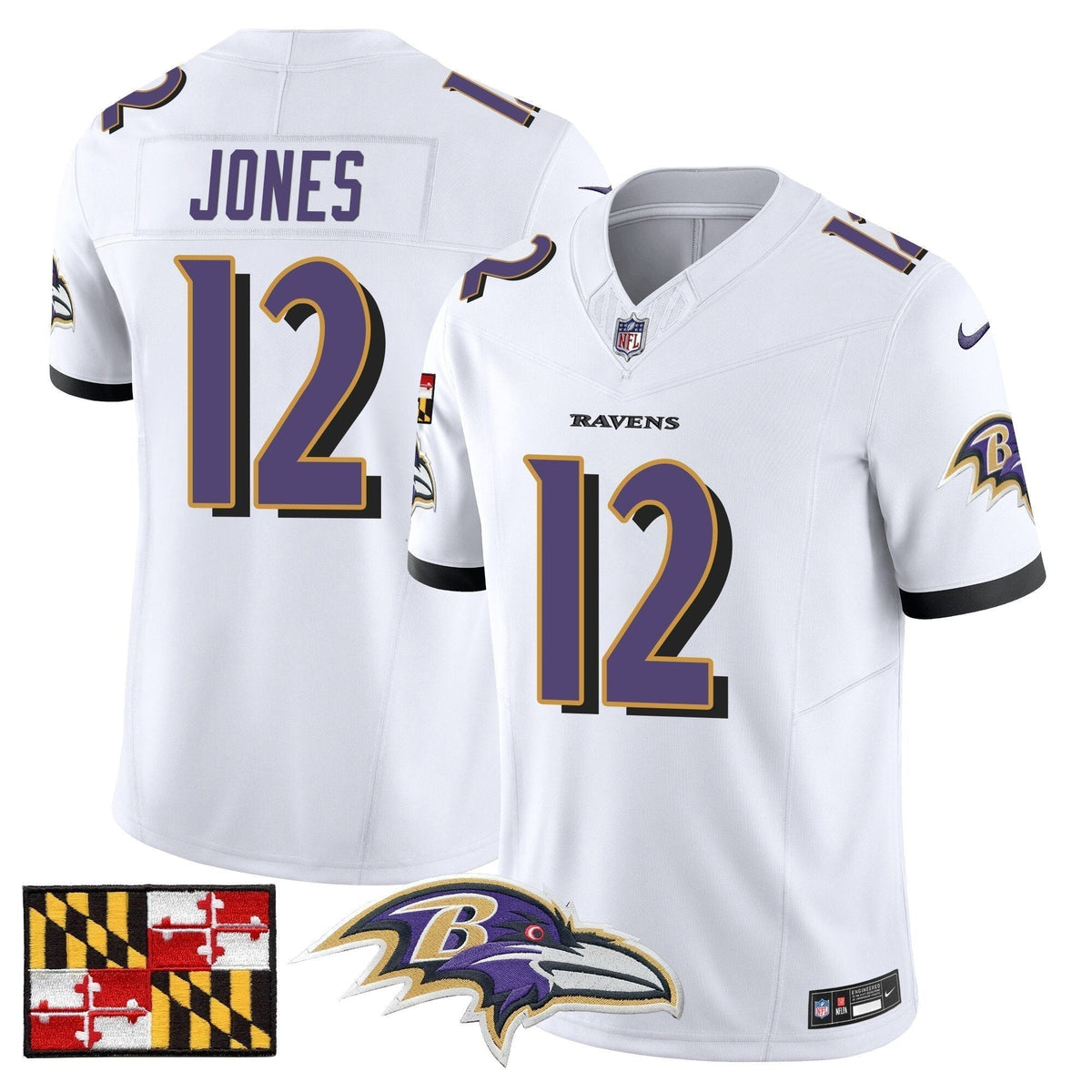 BAL 2024 Maryland Flag Vapor Limited Jersey - Stitched