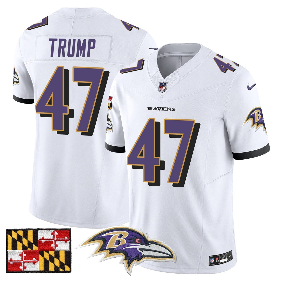 BAL 2024 Maryland Flag Vapor Limited Jersey - Stitched