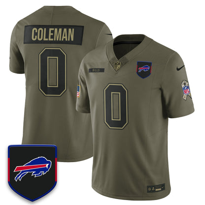 Buffalo Bills 2025 Salute to Service Limited Jersey - All Stitched