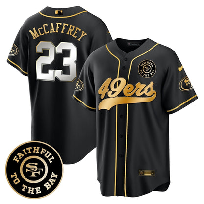 49ers Faithful To The Bay Patch Baseball Jersey - All Stitched