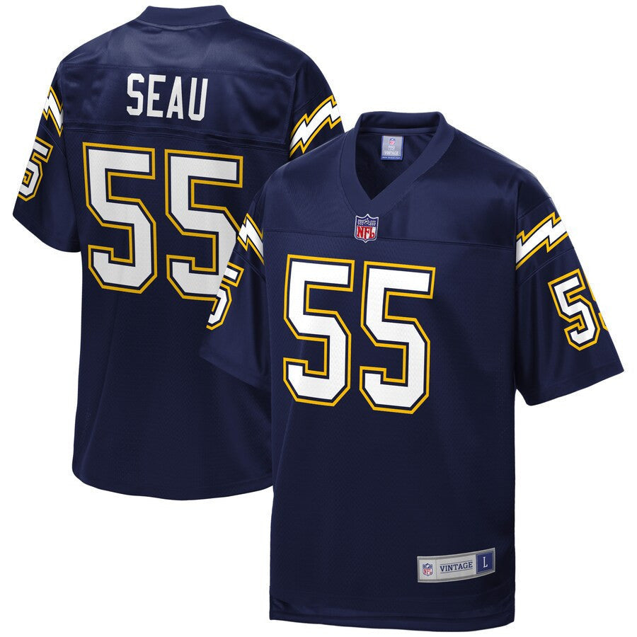 Junior Seau San Diego Chargers Jersey - All Stitched