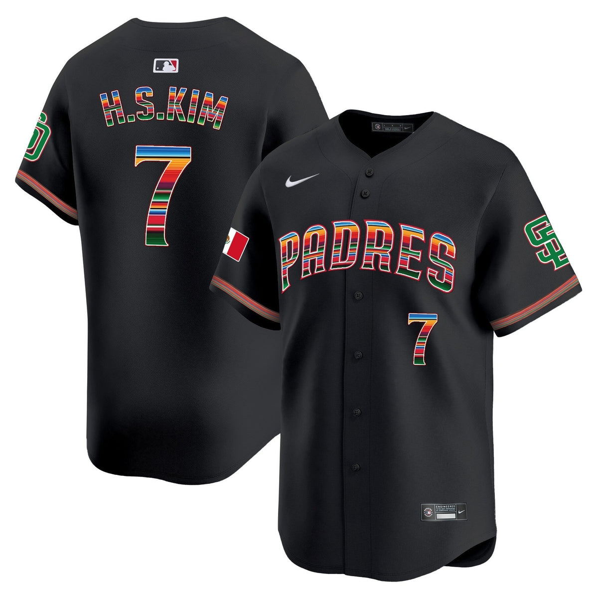 Men's San Diego Padres Mexico Premier Limited Jersey - All Stitched