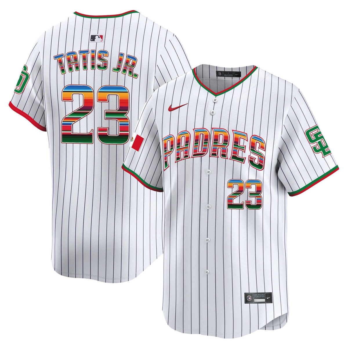 Men's San Diego Padres Mexico Premier Limited Jersey - All Stitched