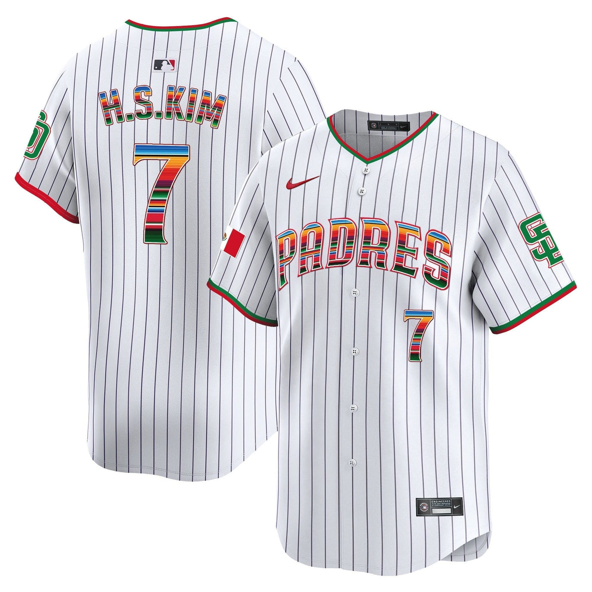 Men's San Diego Padres Mexico Premier Limited Jersey - All Stitched