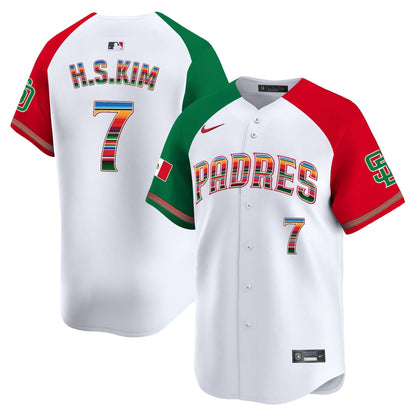 Men's San Diego Padres Mexico Premier Limited Jersey - All Stitched
