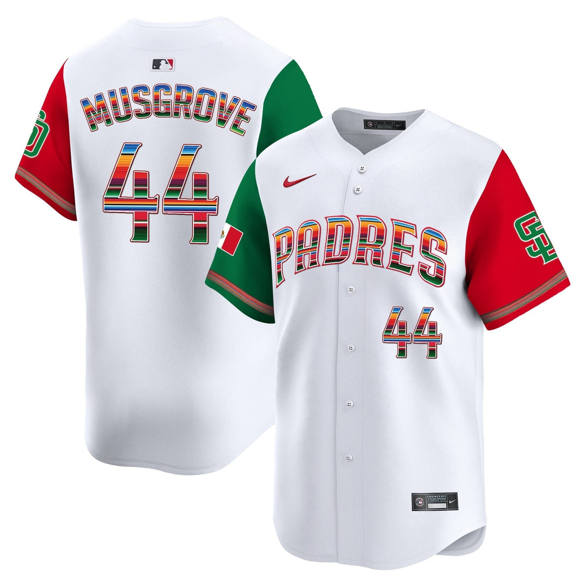 Men's San Diego Padres Mexico Premier Limited Jersey - All Stitched