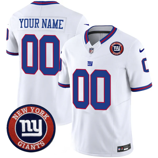 Custom NYG Limited Jersey - Stitched